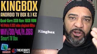 Kingbox K2 Android TV Box 81 💻  LGTV Reviews [upl. by Fulbert]