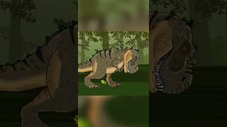 Velociraptor is running away from the Tyrannosaurus Rexshort dinosaur monster [upl. by Aikar]