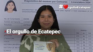 ¡Un mérito destacable  Mariana Lozano consiguió entrar a la UNAM con un puntaje PERFECTO [upl. by Kalagher]