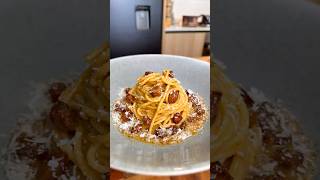 Carbonara quotThe real carbonara—rich creamy with a deep flavor and a perfect salty kick [upl. by Wilonah288]