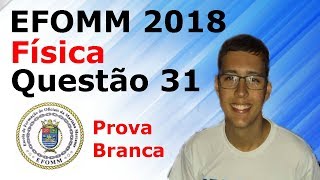 EFOMM 2018 Física  Questão 31 [upl. by Chilt272]