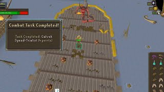 Galvek SpeedTrialist Task  Elite Combat Achievement OSRS [upl. by Franzen530]