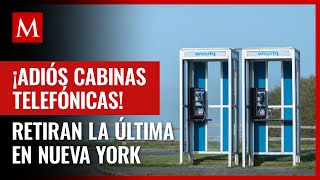 Retiran última cabina telefónica que quedaba en Nueva York [upl. by Royal]