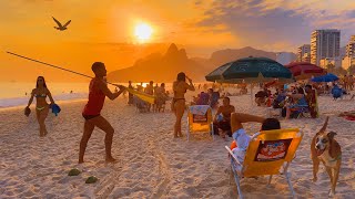 Rio de Janeiro BRAZIL — Best Sunset in the World【4K】🌞 🇧🇷 [upl. by Ballou]