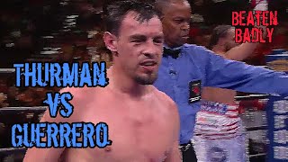 Robert Guerrero Beaten Badly  KEITH THURMAN vs ROBERT GUERRERO Highlights [upl. by Shipman]