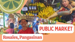 PALENGKE “MARKET” TOUR IN ROSALES PANGASINAN  PHILIPPINES 2024 [upl. by Soiritos]