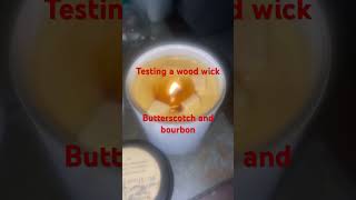 Testing a wood wick candle woodwick [upl. by Yattirb]