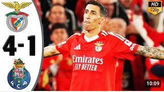 Benfica vs Porto 41 Highlights and All Goals 2024 [upl. by Nwahsem789]