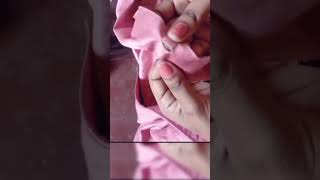 How to make A buttonhole hand stitch l Shirt Button Hole ll Shirt Button kaise Banaye [upl. by Rikahs481]