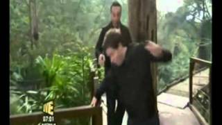 Im A Celeb 2010 Dec nearly falls [upl. by Hellah]