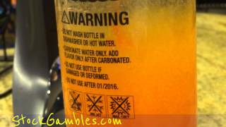 SodaStream How To Video Review make Orange Crush Soda Pop Taste Test Sample Follow Directions [upl. by Yrem941]