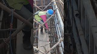 Put deform bar to side formwork for reinforcement [upl. by Nered]