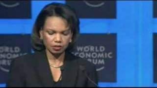 Davos Annual Meeting 2008  Condoleezza Rice [upl. by Libbie]