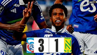 Strasbourg  Nantes 31 Résumé Ligue 1 202425 [upl. by Eila]