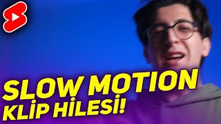 VİDEO KLİPLERDE YAPTIĞIM SLOW MOTION HİLESİ [upl. by Aissela646]