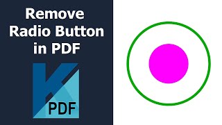 How to clear radio button in pdf form using Kofax Power PDF [upl. by Oremo8]