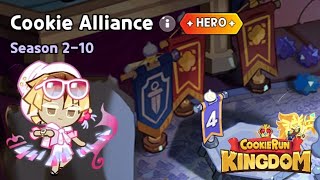 Cookie Alliance Season 210 Hero Mode Guide  Cookie Run Kingdom [upl. by Sikleb]