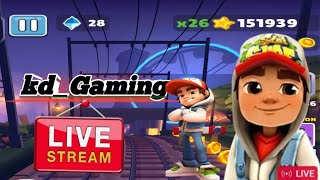 Kdgaming Live streamSubway surf game playshortlive short shortfeed shortbeta shortsubwaysurf [upl. by Baer]