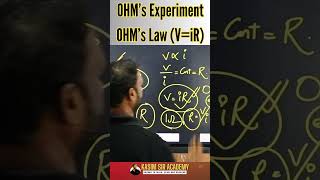 What is OHMs Experiment and OHMs Law ohmslaw electricity class10science kasimsiracademytelugu [upl. by Renat]