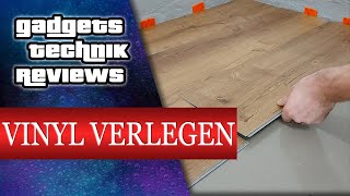 Vinylboden verlegen für Anfänger 🆗 Laminat Alternative Klick Vinyl einfach verlegen [upl. by Tirreg]