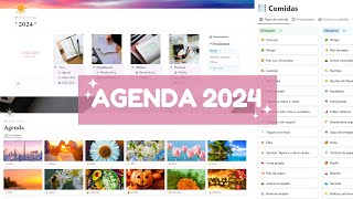 MI AGENDA DIGITAL 2024 en Notion☀️  Plantilla Gratis✨ [upl. by Ahcropal]