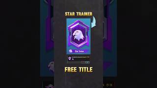 🥇STAR TRAINER TITLE 🔥IN PUBG MOBILE pubgmobile [upl. by Hultgren]