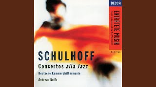 Schulhoff Concerto for Piano amp Small Orchestra Op 43 WV66  2 SostenutoAllegro alla [upl. by Rodi]