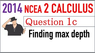 2014 NCEA 2 Calculus Exam Q1c [upl. by Anytsirk]