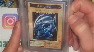 YugiohTube MailDay 1 Blue Eyes White Dragon BANDAI 1st Generation Super Rare Graded PSA 10 GEM MINT [upl. by Aniala844]