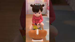 Moco ne dekho yummy ko phsa dala🤣🤣cartoon mocoandyummy funny moco [upl. by Nrek]