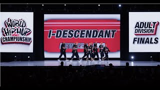 IDescendant  New Zealand  Adult Division Bronze Medalist  2023 World Hip Hop Dance Championship [upl. by Rizas569]