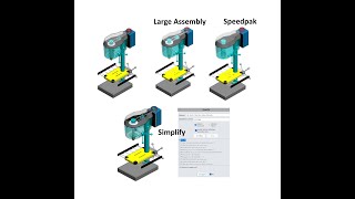 Improving Assembly Performance in SolidWorks Speedpak Simplify Large Assembly Performance Eval [upl. by Donovan]