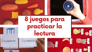 8 JUEGOS DIVERTIDOS PARA ENSEÑAR A LEER Y ESCRIBIR [upl. by Lananna57]