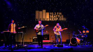 AltJ  Bloodflood Live on KEXP [upl. by Adimra]