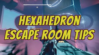 Prophecy Dungeon Hexahedron Escape Room TIPS Solo amp Fireteam  Destiny 2 [upl. by Aicilev]