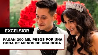 Influencer mexicana gastó miles de pesos para su boda en Suiza solo para dos personas [upl. by Freddie]