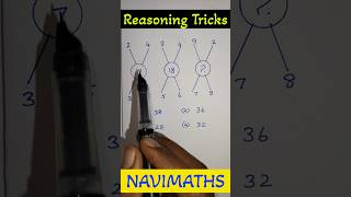 Reasoning Tricks  Missing Number  Nmms Exam  Trust Exam navimaths reasoningtricks nmms [upl. by Lambert709]