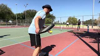 Pickleball Rec Games first part only [upl. by Zurciram]