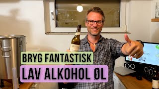 Sådan brygger du fantastisk lav alkohol øl på nemmeste måde  næsten alkoholfri [upl. by Adar]