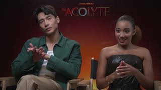 Star Wars The Acolyte stars Manny Jacinto and Amandla Stenberg reveal secrets from the Disney set [upl. by Gimpel]