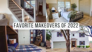 FAVORITE MAKEOVERS OF 2022  ONE FULL YEAR OF RENOVATIONS [upl. by Karab]