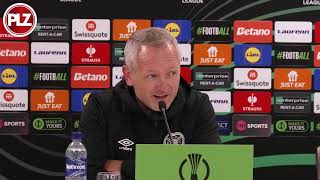 Were coming after you Neil Critchley FULL PRESS CONFERENCE Hearts 20 Omonoia [upl. by Brennan]