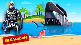 So i found MEGALODON in fortnite chapter 5 not clickbait [upl. by Marketa]