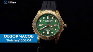 Обзор часов Stuhrling 100304 Механические наручные часы Alltime [upl. by Yrreb36]