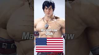 Tekken 8 Characters Nationality Part 3 tekken8 [upl. by Natye]