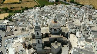 Locorotondo  Puglia by drone 4K [upl. by Shatzer]