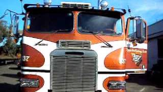 1984 Freightliner cabover 8v92 Detroit Diesel Walkaround [upl. by Christianity]