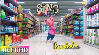 Sing Bamboleo Song  Supermarket Dance  SING Movie 2016  Gypsy Kings  4K Ultra FUHD [upl. by Dyanna]