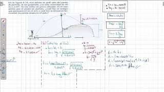 49 Resolviendo problemas de movimiento parabólico [upl. by Bravin]