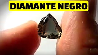 VEJA COMO É UM DIAMANTE NEGRO RARO DE ALTO VALOR [upl. by Anny]